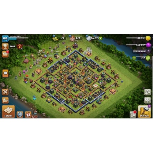  CLASH OF CLANS TH14 MAX HESAP